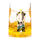 Ikon Collectables Harry Potter HufflePuff House Liquid Glitter Tumbler