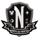 Ikon Collectables Wednesday Nevermore School Logo Patch