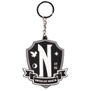 Ikon Collectables Wednesday Nevermore Crest Keychain