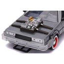 Jada Toys Back to the Future Part III Time Machine Raw Metal 1:24 Scale Hollywood Ride