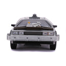 Jada Toys Back to the Future Part III Time Machine Raw Metal 1:24 Scale Hollywood Ride