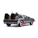 Jada Toys Back to the Future Part III Time Machine Raw Metal 1:24 Scale Hollywood Ride