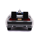 Jada Toys Back to the Future Part III Time Machine Raw Metal 1:24 Scale Hollywood Ride