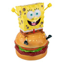 Ikon Collectables SpongeBob SquarePants SpongeBob on Hamburger Resin Statue
