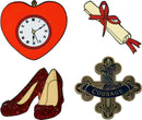 Ikon Collectables Wizard of Oz Pin Set of 4