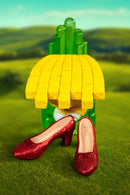 Ikon Collectables Wizard of Oz Scaled Ruby Slippers Statuette on light up Stand