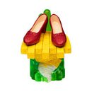 Ikon Collectables Wizard of Oz Scaled Ruby Slippers Statuette on light up Stand
