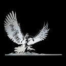 Weta The Lord of the Rings Gandalf on Gwaihir Metalbird Corten Steel Silhouette