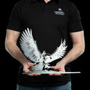 Weta The Lord of the Rings Gandalf on Gwaihir Metalbird Corten Steel Silhouette