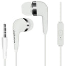 Kensington Stereo Earphones with Microphone and Case 3.5mm White