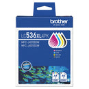 Brother LC536XL Ink Cartridge Pack Black/Cyan/Magenta/Yellow LC-536XL Set