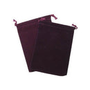 CHX 02397 Dice Bag Suedecloth L Purple 5"x7 1/2