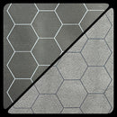 CHX 96680 Reversible Battlemat 1" Hexes Black-Grey 23 1/2x26