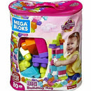 Mega Blocks Core Mb Big Building Bag 80 Blocks Pink Open Stock Toy