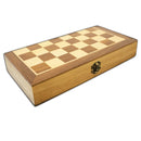LPG Classics Wooden Folding Chess/Checkers/Backgammon Set 30cm Board Game