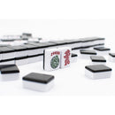 LPG Mahjong Case American Set w/ Black Tiles and Racks Board Game