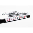 LPG Mahjong Case American Set w/ Black Tiles and Racks Board Game