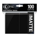 Ultra Pro: UP15613 Eclipse Matte Standard Sleeves 100 pack Jet Black