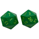 Ultra Pro: UP15937 Vivid Heavy Metal Dice: Green
