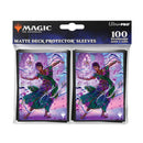 Ultra Pro: UP38661 MTG 2025 Aetherdrift 100ct Deck Protector Sleeves Commander A for MtG