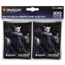 Ultra Pro: UP38702 Magic the Gathering FINAL FANTASY 100ct Deck Protector Sleeves Commander B MtG