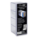 Ultra Pro: UP81163 4-Compartment Clear Card Box