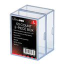 Ultra Pro: UP81173 2-Piece 50 Count Clear Card Storage Box 2 Pack