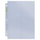 Ultra Pro: UP81418 4-Pocket Platinum Page with 3-1/2"x5-1/4" Pockets