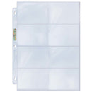 Ultra Pro: UP81421 8-Pocket Platinum Page with 3-1/2"x2-3/4" Pockets