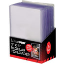 Ultra Pro: UP81579 3"x4" Clear Toploader with Card Sleeves 25ct