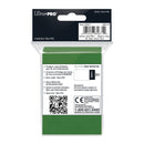 Ultra Pro: UP82671 PRO-Gloss 50ct Standard Deck Protector sleeves: Green