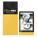 Ultra Pro: UP82675 PRO-Gloss 50ct Standard Deck Protector sleeves: Yellow