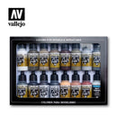 Vallejo Model Air Weathering 16 Colour Set