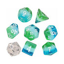 Sirius Dice Blue Hawaiian Dice Set 7