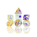 Sirius Dice Violet Swirl Dice Set 7
