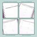 Game Master's Quest Journal Mystic Purple Board Game
