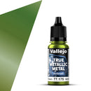Vallejo True Metallic Metal Airbrush Amber Green 18mL