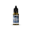 Vallejo True Metallic Metal Airbrush Greenish Gold 18mL