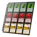 Ultimate Guard: Binder Pages 24-Pocket QuadRow Side-Loading Black