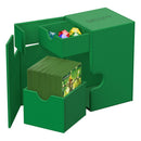 Ultimate Guard: Deck Box XenoSkin Monocolor Flip'n'Tray 100+ Green Cards