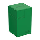 Ultimate Guard: Deck Box XenoSkin Monocolor Flip'n'Tray 100+ Green Cards