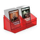 Ultimate Guard: Deck Box Boulder 100+ Clear: Ruby Cards
