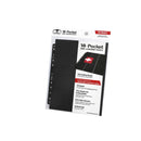 Ultimate Guard: Binder Pages 18-Pocket Side-Loading Black 10-Pack