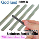 Godhand: Backing Boards Stainless-Steel FF Board 6mm Set of 4