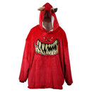 Warhammer 40000: Red Squig Hooded Blanket