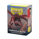 Dragon Shield: Sleeves Matte Dual Crimson & Silver