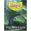 Dragon Shield: Sleeves Matte Dual Apple Green & Silver