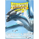Dragon Shield: Sleeves Matte Dual Sky Blue & Silver