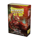 Dragon Shield: Japanese Size Sleeves Matte Dual Peach Piip