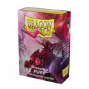 Dragon Shield: Japanese Size Sleeves Matte Dual Fury Alaric Crimson King